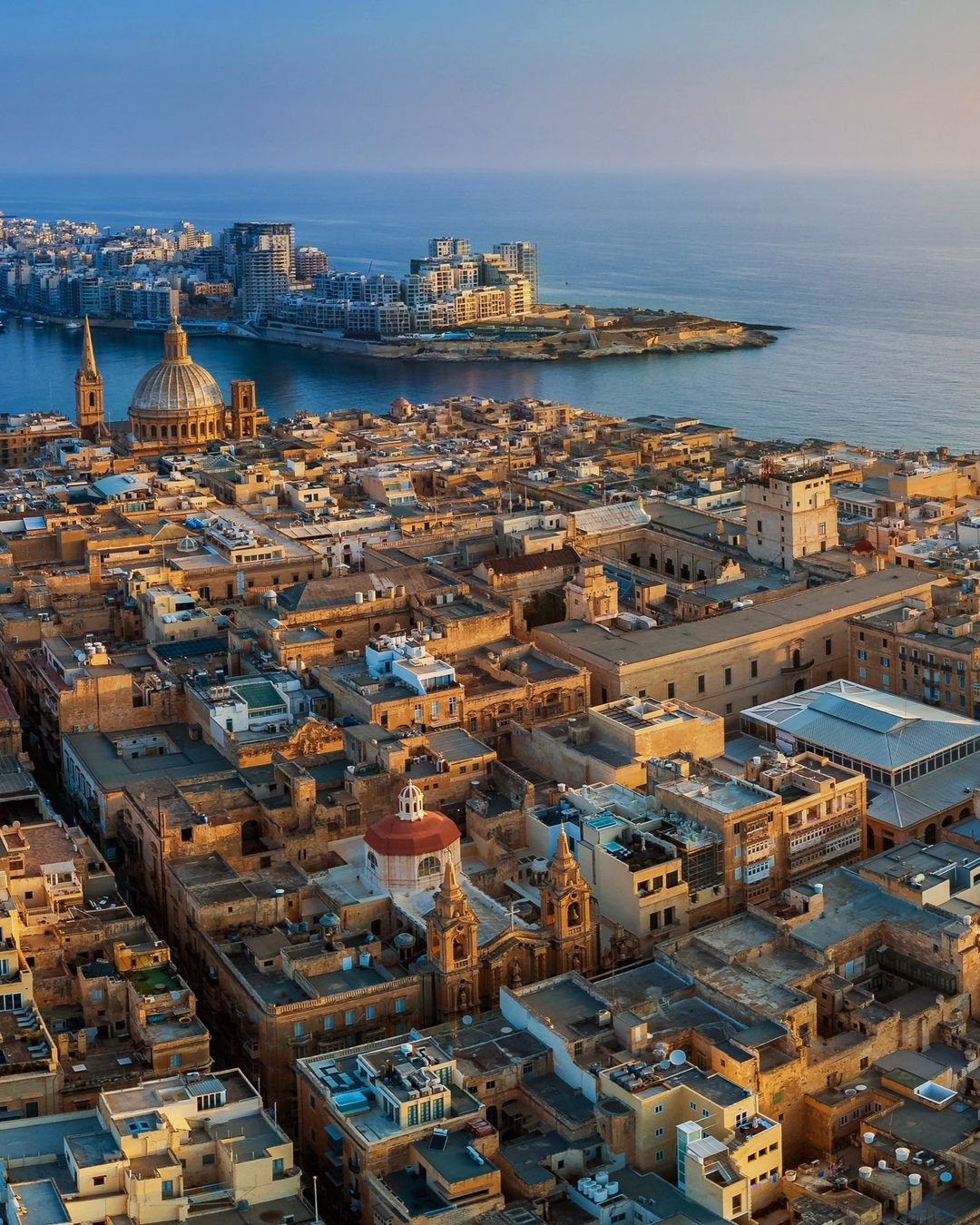 Valletta skyline overlooking the Grand Harbour